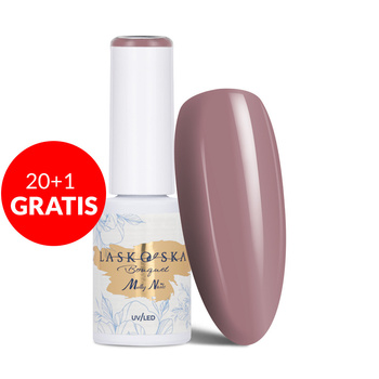 20 + 1 gratis LED/UV-Gel-Nagellack Molly Nails @Bouquet by Laskovska Midnight Rose HEMA/Di-HEMA-frei 7 g