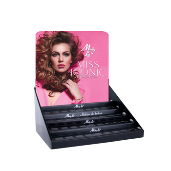 Espositore per 45 smalti ibridi MollyLac Miss Iconic da 10 ml - vuoto