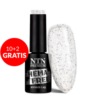 10+2 gratis Smalto ibrido NTN Premium Ambrosia Collection senza HEMA/DI-HEMA 5 g n. 154