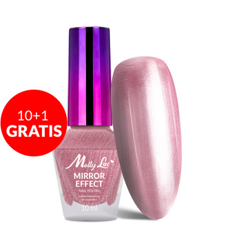10+1gratis Lakier klasyczny MollyLac Mirror efekt lustrzany/metaliczny Nr 05 10 ml