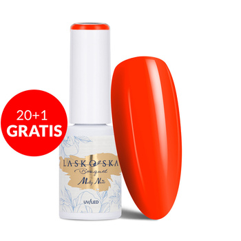 20 + 1 gratis LED/UV-Gel-Nagellack Molly Nails @Bouquet by Laskovska Hibiscus HEMA/Di-HEMA-frei 7 g