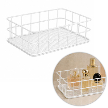 Metalowy organizer koszyk white Nr 3