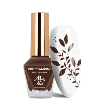 Stempel- und Stamping-Lack Molly Nails PRO Stamping Brown Nr. 13 10 ml