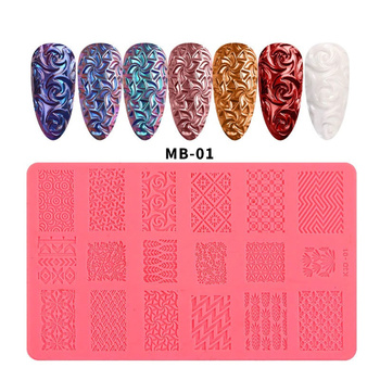 Stampi in silicone per decorazioni con Powder Gel (modello 1)