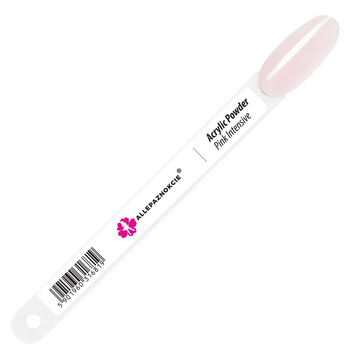 Wzornik patyczek Allepaznokcie Acrylic Powder Pink Intensive