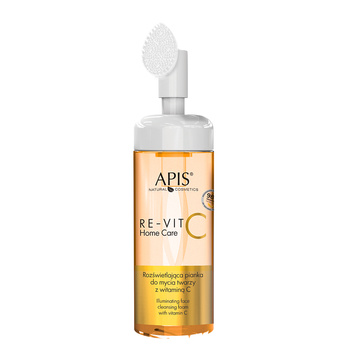 Pianka do mycia twarzy rozświetlająca z witaminą C RE-VIT C Home Care Apis 150 ml
