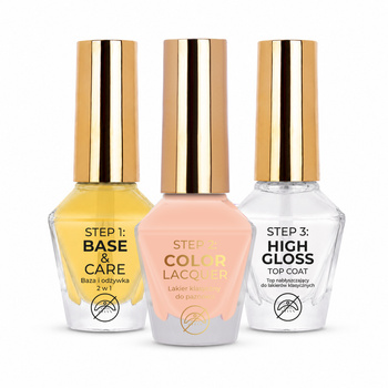 MollyNails Vinyl Effect System 3-STEP Essentials Set – Light Pink