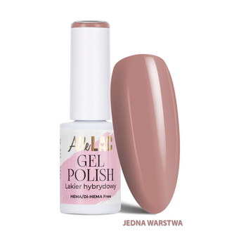 Lakier hybrydowy LED/UV Gel Polish Browns B13 Caramel Nude AlleLac HEMA/Di-HEMA Free 6g