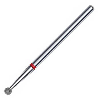 Frez diamentowy kulka Staleks Pro Expert czerwony 2,5mm