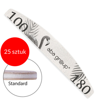 25sztuk Pilnik Aba Group łódka półksiężyc szary 100/180