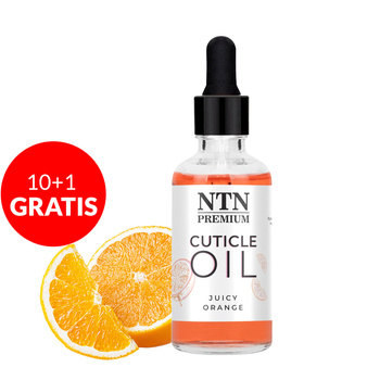 10+1gratis Oliwka do skórek z zakraplaczem NTN Premium o zapachu Juicy Orange 50 ml