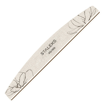Pilnik mineralny do paznokci łódka półksiężyc 80/100 Staleks Pro Expert 40