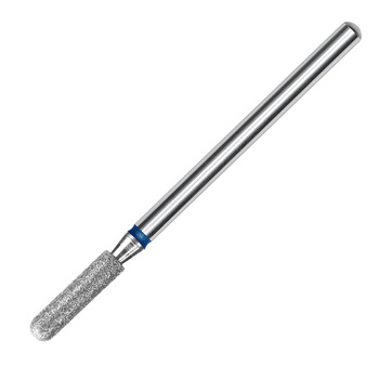 Frez diamentowy zaokrąglony walec Staleks Pro Expert niebieski 2,5/10mm