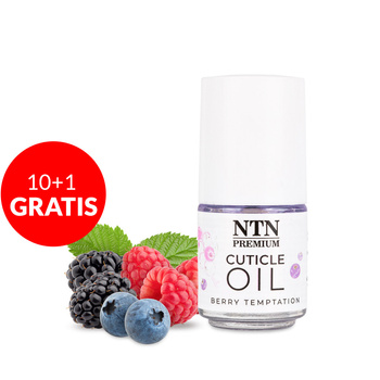 10+1gratis Oliwka do skórek NTN Premium o zapachu Berry Temptation 5 ml