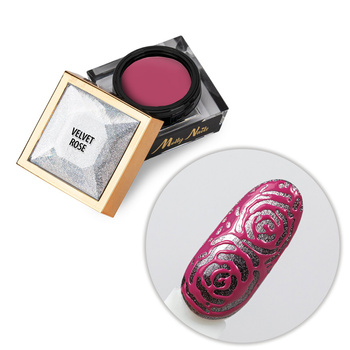 Creative Flow Color Gel  - kreatywny NailArt żel do efektu topniejących, miękkich wzorów Molly Nails Velvet Rose HEMA/Di-HEMA free 5 g
