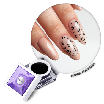 Żel do zdobień Artistic Gel paint gel ombre ornamenty Allepaznokcie Limited Edition Black HEMA /Di-HEMA free 5g