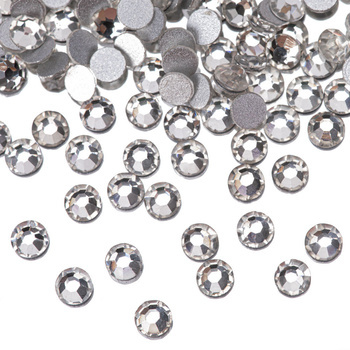 Cyrkonie do paznokci szklane SS10 Crystal ok.50 szt.