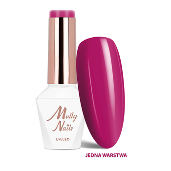 Lakier hybrydowy LED/UV Gel Polish La Vie en Rouge Nr 326 Filtry Pink MollyNails HEMA/Di-HEMA Free 8g