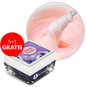 5+1gratis Acrylgel akrylożel budujący Allepaznokcie HEMA/Di-HEMA Free Dusty Peach 30g