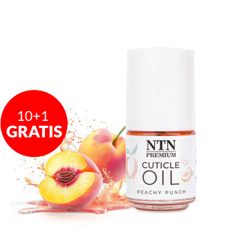 10+1gratis Oliwka do skórek NTN Premium o zapachu Peachy Punch 5 ml