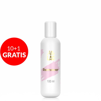 10+1gratis Remover płyn do zdejmowania hybrydy akrylu tipsów AlleLac Remover 100 ml