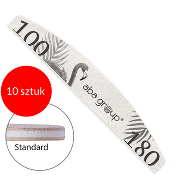 10sztuk Pilnik Aba Group łódka półksiężyc szary 100/180