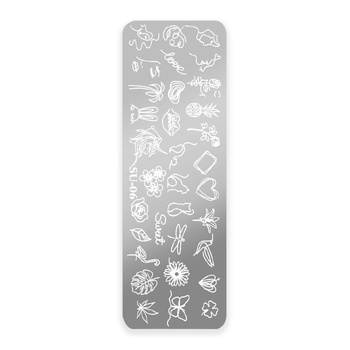 Blaszka do stempli ze wzorkami SU-06 MollyNails