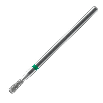Frez diamentowy zapałka zielony Staleks PRO Expert 2,3/5mm