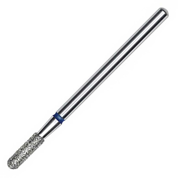 Frez diamentowy zaokrąglony walec Staleks Pro Expert niebieski 2,3/8mm