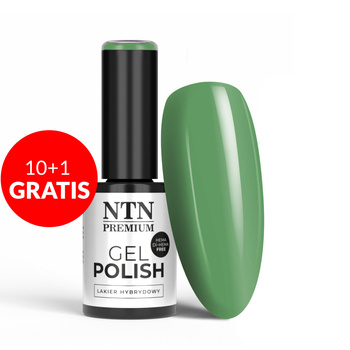 10+1gratis Lakier hybrydowy LED/UV Gel Polish Greens Nr 515 Limited Edition NTN Premium HEMA/Di-HEMA Free 5g