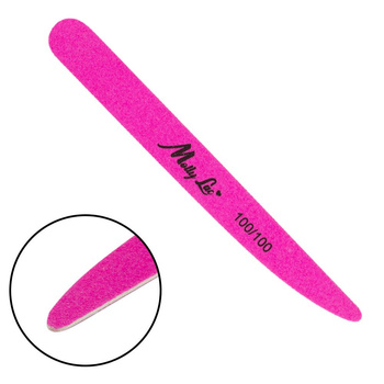 Pilnik do paznokci infinity slim 100/100 neon pink organic drewniane MollyLac