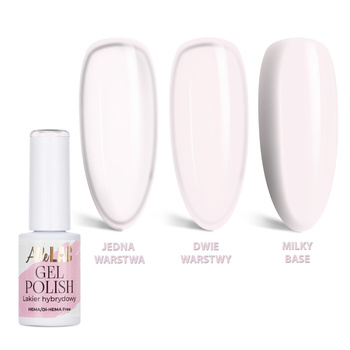 Lakier hybrydowy LED/UV Gel Polish Nudes N20 Soft Rose AlleLac HEMA/Di-HEMA Free 6g