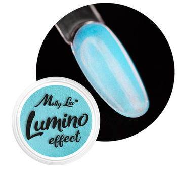 Pyłek do paznokci świecący w ciemności MollyLac Lumino Effect Nr 8