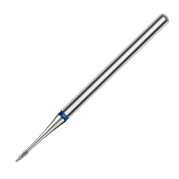 Frez diamentowy płomień mini niebieski Staleks Expert 1/3mm