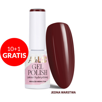 10+1gratis Lakier hybrydowy LED/UV Gel Polish Browns B7 Redwood AlleLac HEMA/Di-HEMA Free 6g