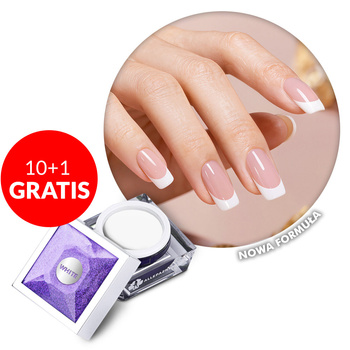 10+1gratis Żel do zdobień Artistic Gel paint gel ombre ornamenty Allepaznokcie Limited Edition White HEMA /Di-HEMA free 5g