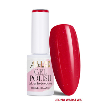 Lakier hybrydowy LED/UV Gel Polish Reds R18 Poppy AlleLac HEMA/Di-HEMA Free 6g