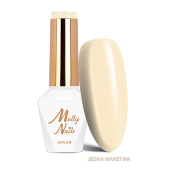 Lakier hybrydowy Molly Nails Glamour Women Lucky Jade Stone HEMA/Di-HEMA Free 8g Nr 1