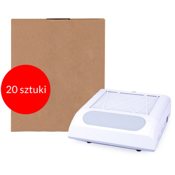 20sztuk Pochłaniacz pyłu 80W kasetowy No Name 1-wiatrakowy white biały 858-8 3m długości kabla