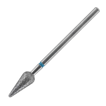 Frez diamentowy grusza ostra niebieska Staleks Expert 5/12mm