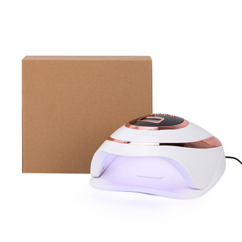 Lampa do paznokci dual UV/LED 220W No Name do lakierów hybrydowych żeli i akrylożeli biała Z7