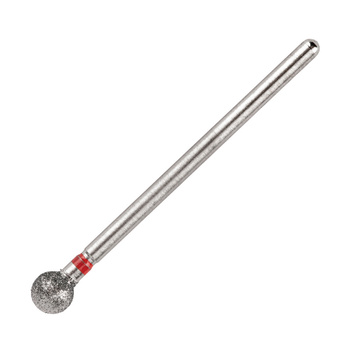 Frez diamentowy kulka 5 mm czerwony delikatny