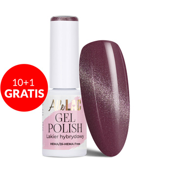 10+1gratis Lakier hybrydowy LED/UV Gel Polish Cat Eye CAT 3 Dark Cherry AlleLac HEMA/Di-HEMA Free 6g