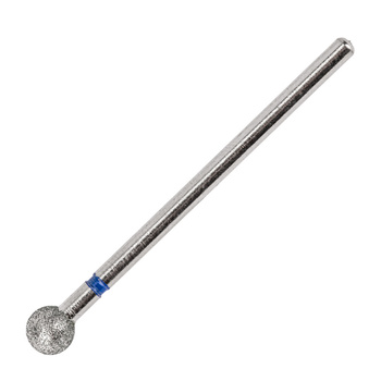 Frez diamentowy kulka 5 mm niebieski średni