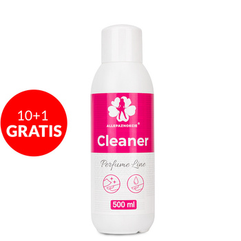 10+1gratis Cleaner zapachowy do przemywania warstwy dyspersyjnej Allepaznokcie Perfume Line 500 ml