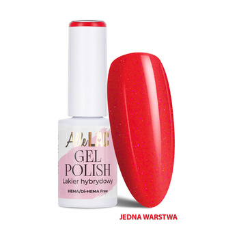 Lakier hybrydowy LED/UV Gel Polish Reds R17 Cherry Bomb AlleLac HEMA/Di-HEMA Free 6g
