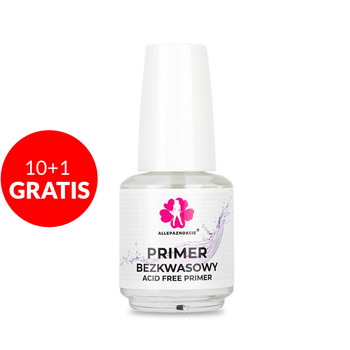 10+1gratis Primer bezkwasowy Allepaznokcie 15ml