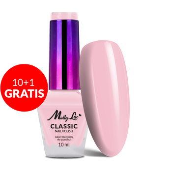 10+1gratis Lakier klasyczny do paznokci Classic Nail Polish MollyLac Nr 04 10 ml