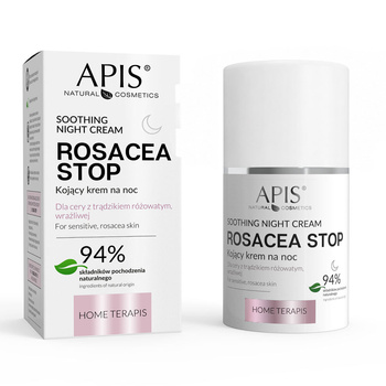 Krem do twarzy na noc kojący ROSACEA STOP Home Terapis Apis 50 ml