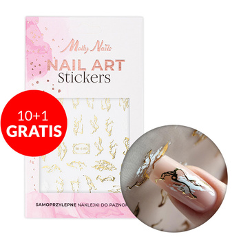 10+1gratis Naklejki do paznokci samoprzylepne wzory MollyNails TH-1103